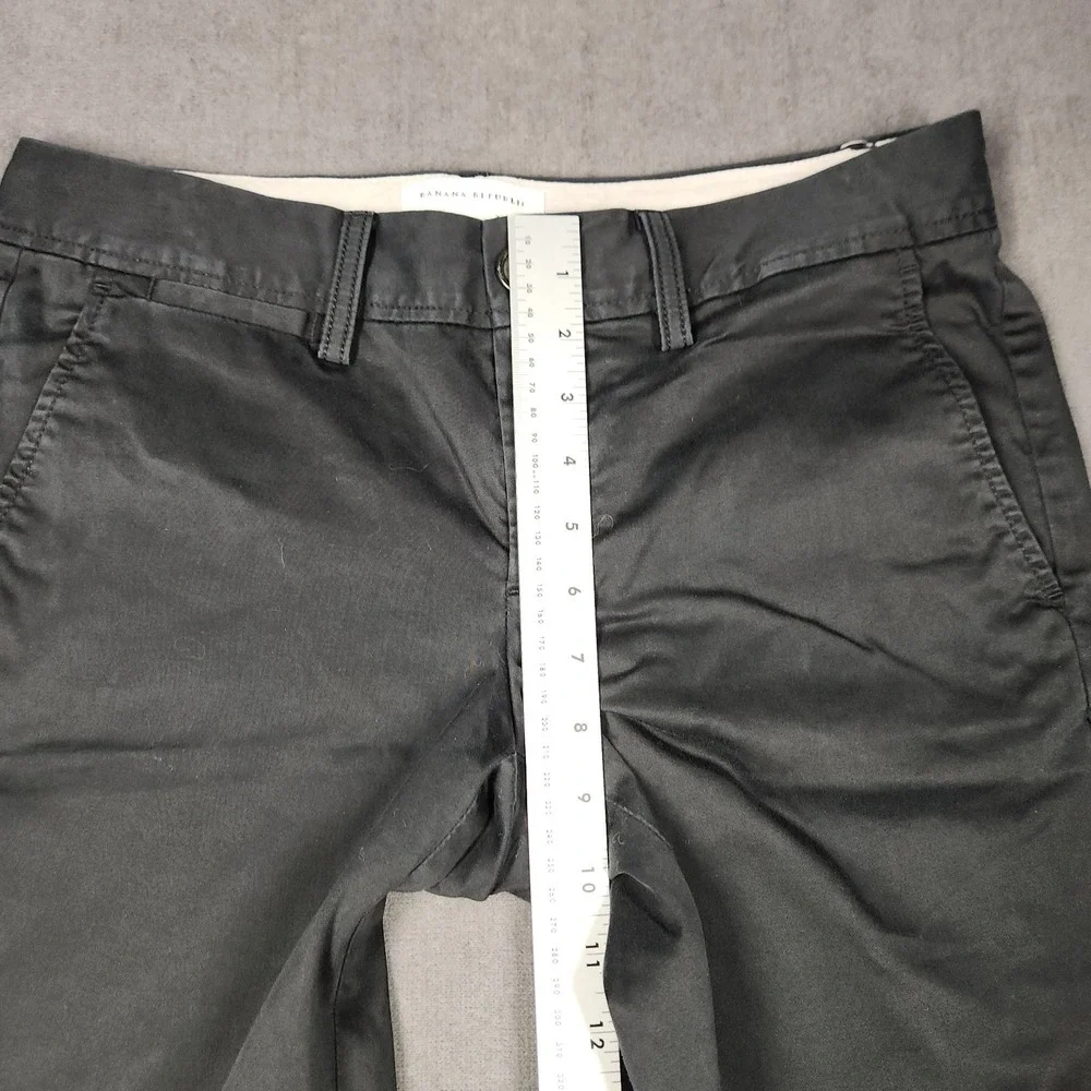 Banana Republic Shorts Womens Size 4 Tall Black‎ Bermuda